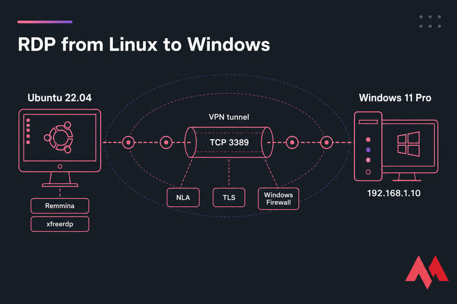 RDP from Linux to Windows