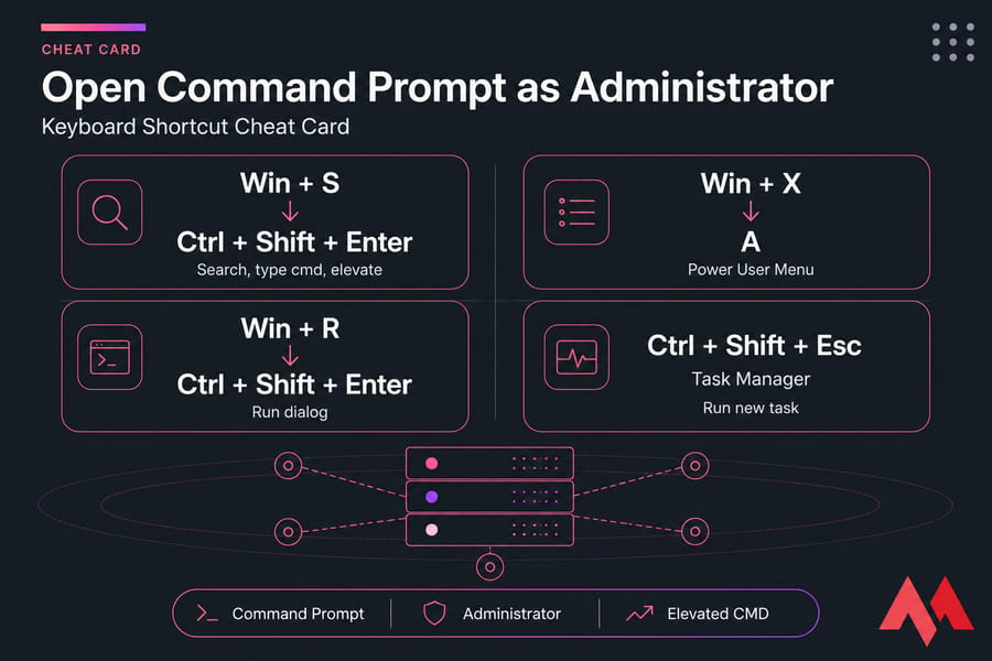 How to Open and Run Command Prompt as Administrator