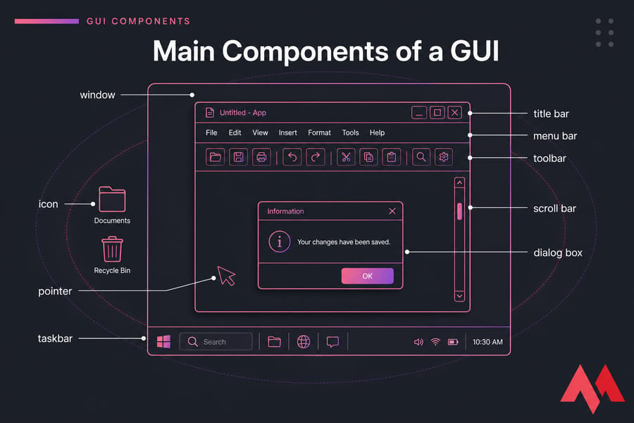 Main Components of a GUI