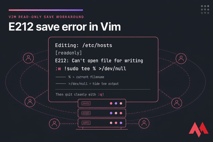 How to Save Read-Only Files in Vim