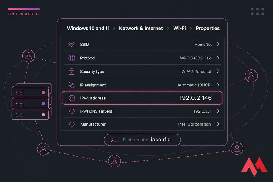  How to find your private IP on each device
